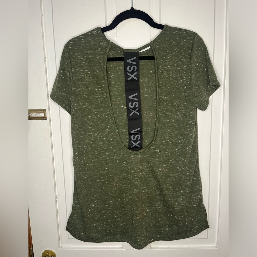 VSX Victoria’s Secret sport green shirt size m workout top m